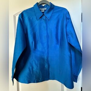Alfani Royal Blue Button-Down Shirt